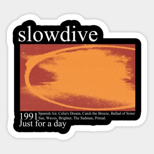 vintage slowdive // fanart Sticker